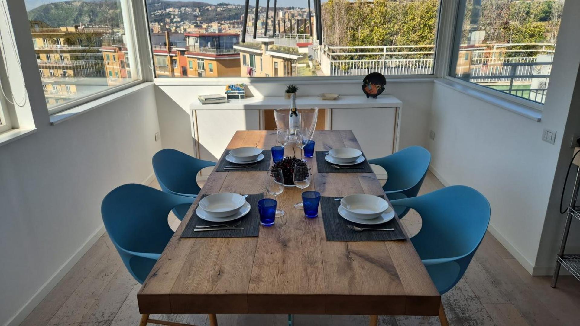 Terrazza Manu - Loft Suspended Over The City-Vomero Napoli Bagian luar foto