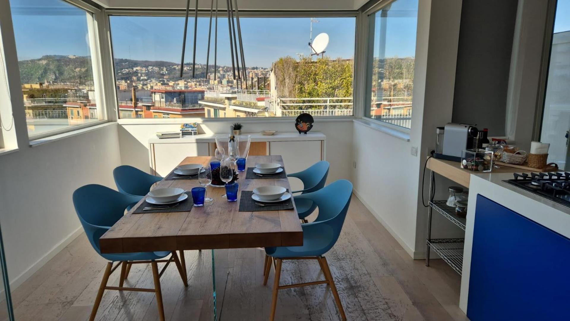 Terrazza Manu - Loft Suspended Over The City-Vomero Napoli Bagian luar foto