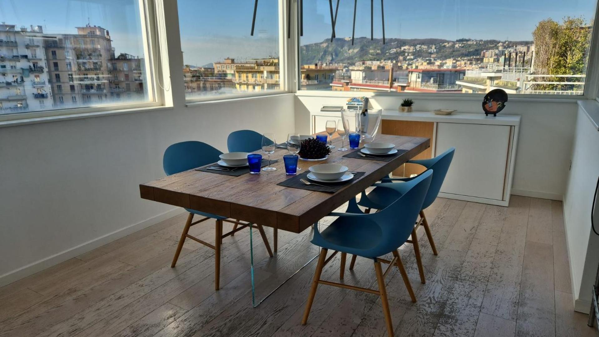 Terrazza Manu - Loft Suspended Over The City-Vomero Napoli Bagian luar foto