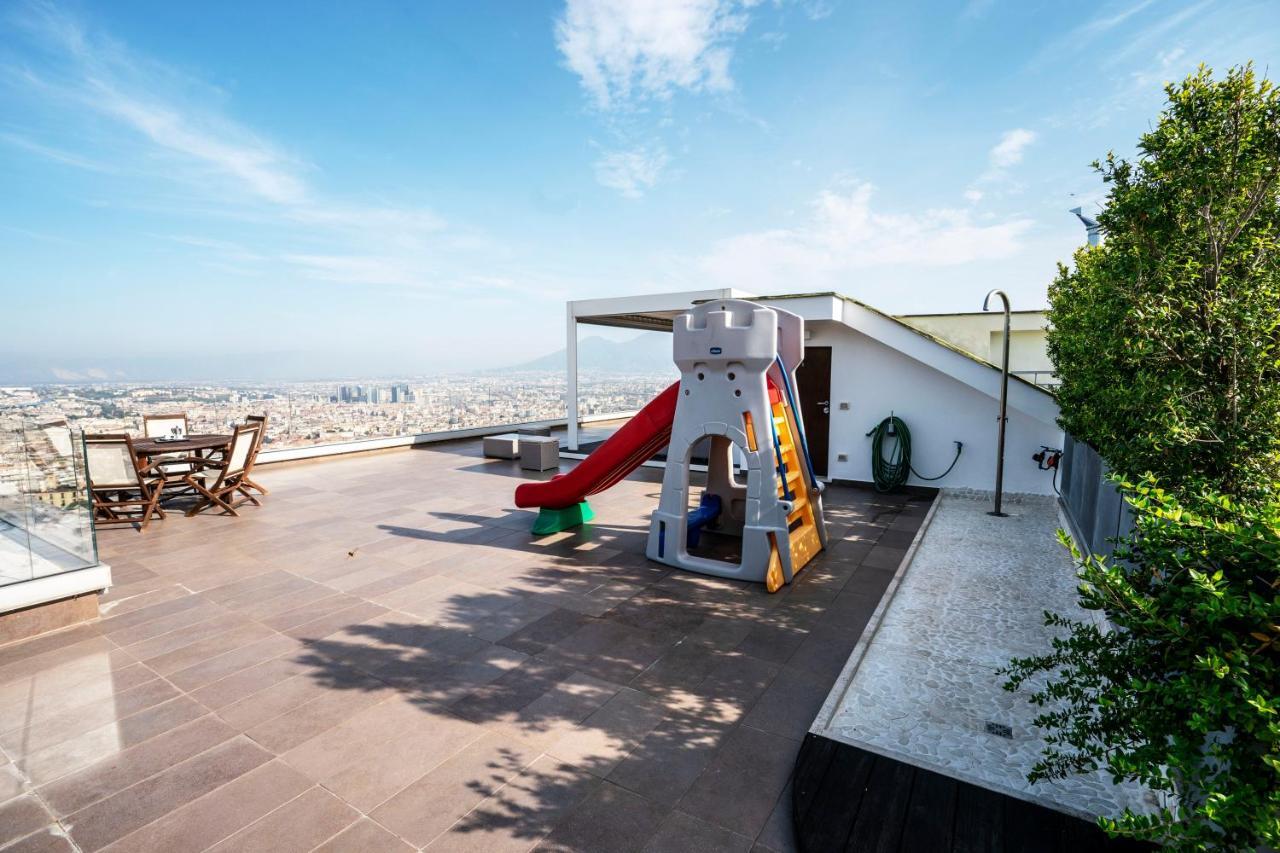 Terrazza Manu - Loft Suspended Over The City-Vomero Napoli Bagian luar foto